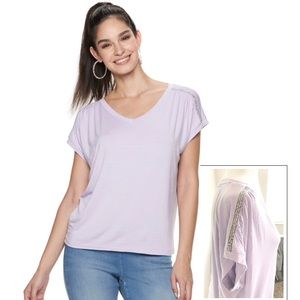 NWT❣️JLo dressy lavender top